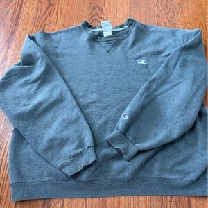 VTG Men’s Grey Champion Pullover Crewneck Made In Mexico Large 90s